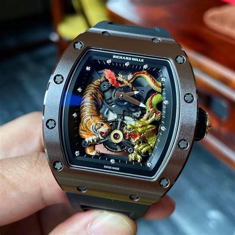 richard mille gold dragon|Richard Mille dragon watch.